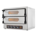 Forno Elettrico Doppio per Pizze e Teglie Kube 2 in Acciaio Inox con Qualità Italiana by Resto Italia