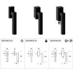 Genève Reguitti Maniglia per Finestra DK Acciaio Inox