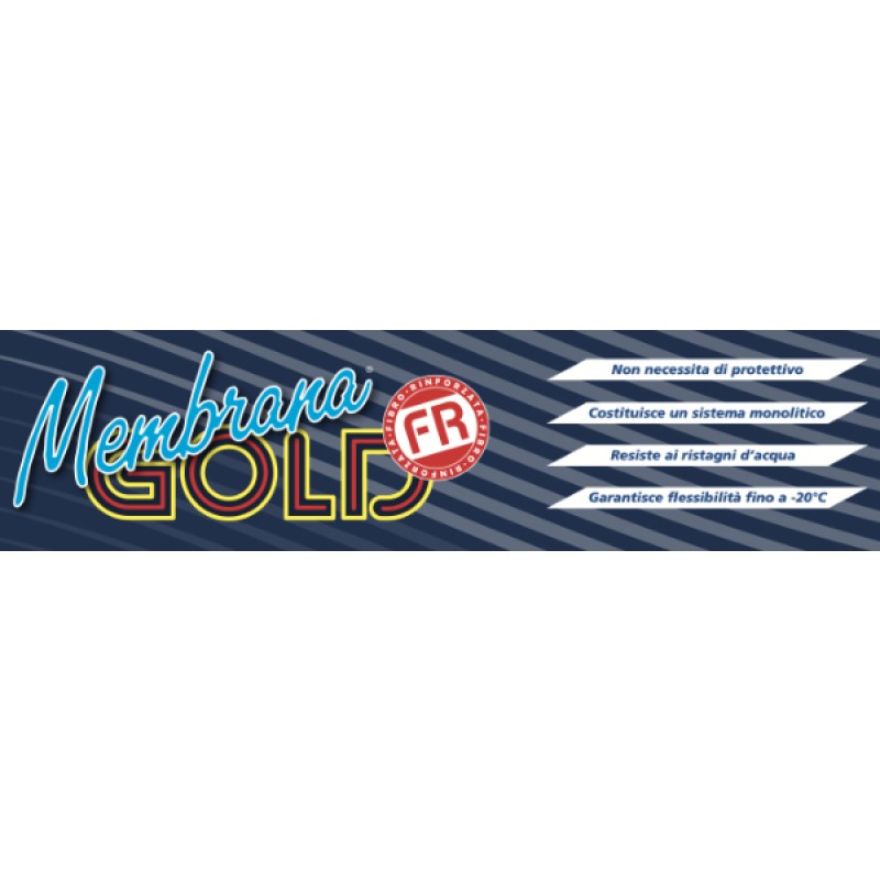 Guaina Impermeabilizzante Colorata e Rinforzata Membrana Gold Fr