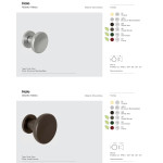 Halo Colombo Design Pomolo Fisso per Porta Ø60 o Ø72 Alberto Meda