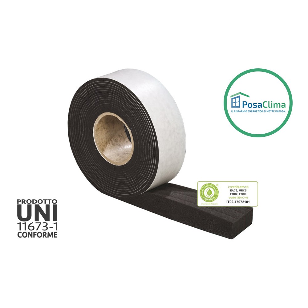 Nastro schiuma PVC per isolamento del traverso inferiore