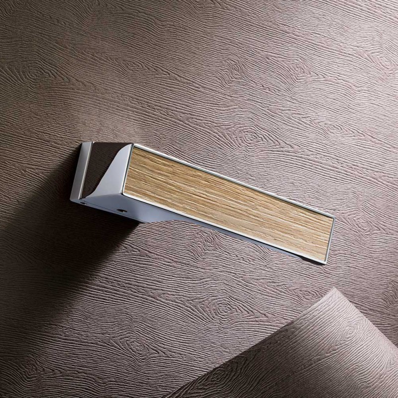 Icon Frosio Bortolo maniglia per porta interna di legno rovere