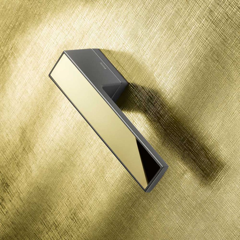 Icon Gold Frosio Bortolo maniglia per porta interna oro liscio