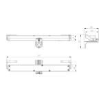 K-ECO S3 Nekos Attuatore a Catena Sporgere Vasistas Cupole Abbaini