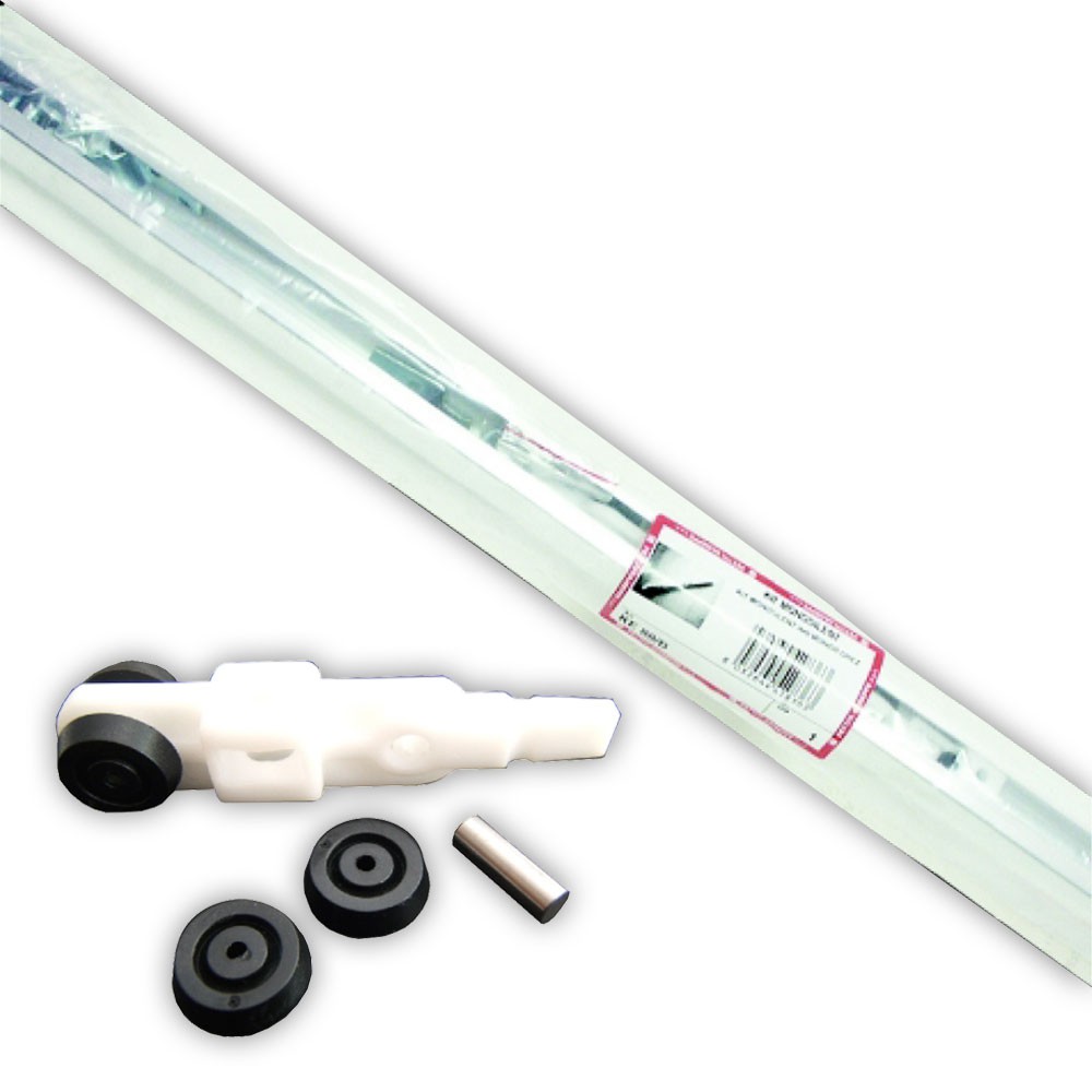 KE 40/D Kit Monosilent Fino 150cm 40Kg per Scorrevole Porte Interne in Legno Pettiti Giuseppe