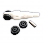 KE 40/D Kit Monosilent per Scorrevole Porte Interne in Legno Fino 150cm 40Kg Pettiti Giuseppe