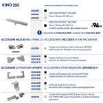 Kimo 225 Nekos Attuatore a Catena 200N Piccolo e Innovativo