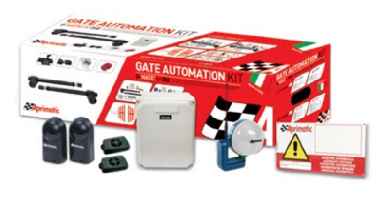 Kit Automatización De Puertas Batientes DIEFFEMATIC BHE 400 220V – Compatible Con Genius Y Aprimatic (2 Hojas)