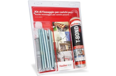 Kit Fissaggio Carichi Pesanti Fischer T-BOND con Barre e Tasselli