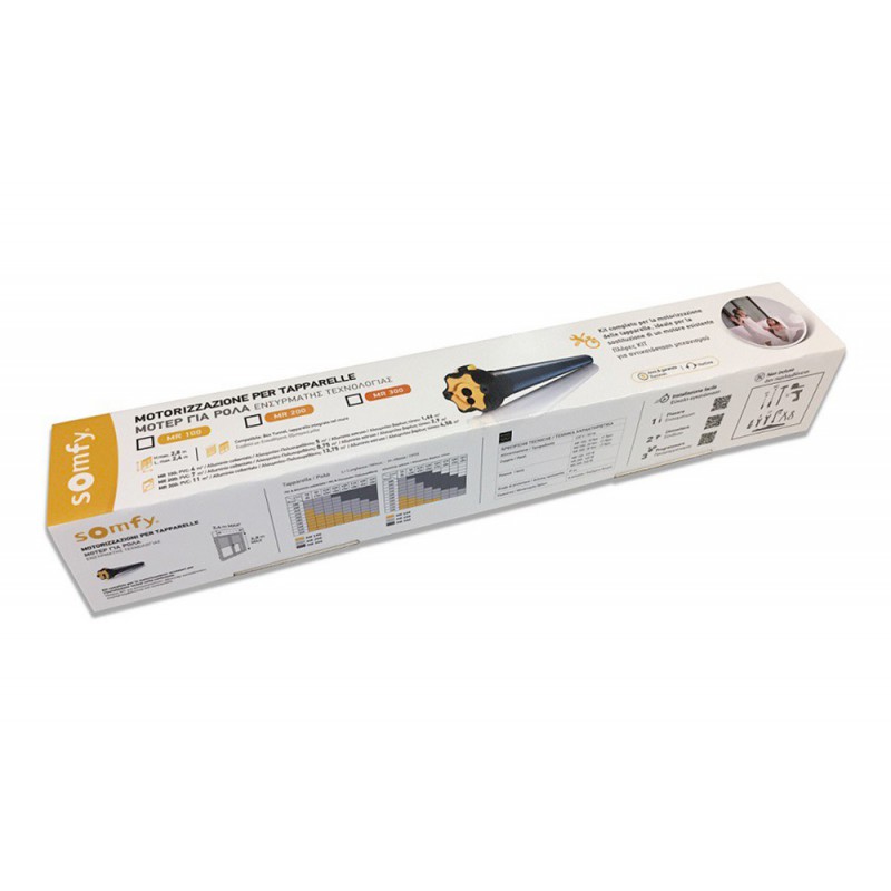 Kit Motore Avvolgibile Elettrico Tipo Tubolare Filare MR 200 Somfy - 20 Nm