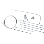 Kit Completo per Vasistas Singolo Ultraflex UCS Meccanismo di Apertura Manuale per Finestra