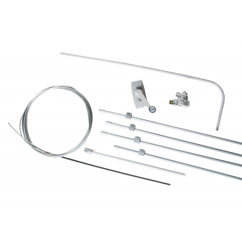 Kit Completo per Vasistas Singolo Ultraflex UCS Meccanismo di Apertura Manuale per Finestra