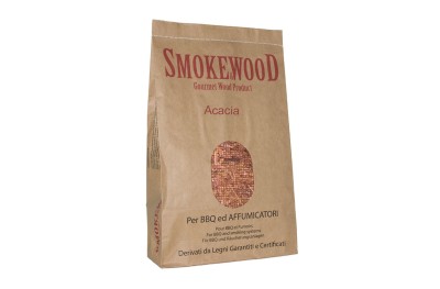 Legno Acacia Alpina per Profumare Carne del Barbecue 3,3 Lt Smoke&Wood