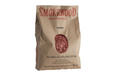 Legno Ciliegio Selvatico Alpino del Trentino in Trucioli per Barbecue e Affumicatori 3,3 Lt Smoke&Wood