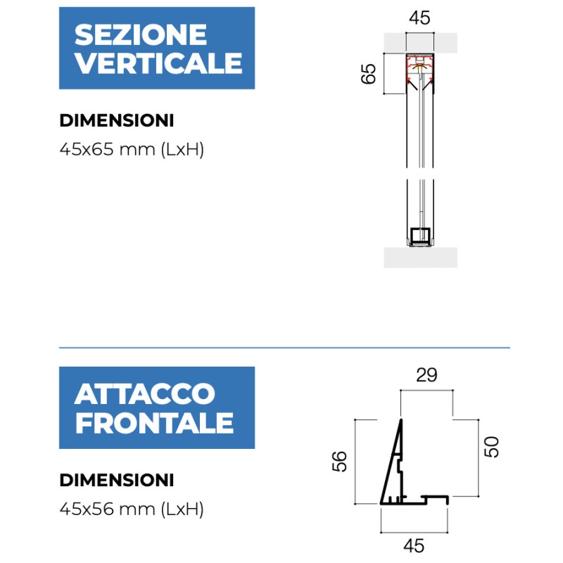 Libera RM Zanzariere Senza Guida a Terra per Porte di Grandi Dimensioni