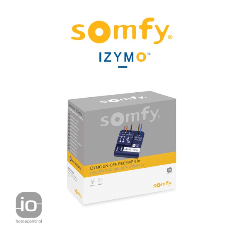 Luci Smart e Connesse con Somfy Izymo Ricevitore ON/OFF IO