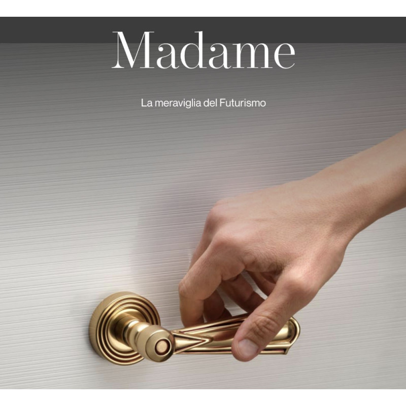 Madame Linea Calì Maniglia per Porta in Ottone Made in Italy