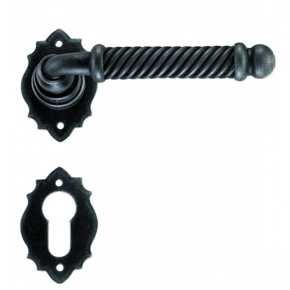 Madrid Galbusera Maniglia per Porta con Rosetta e Bocchetta