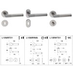 Maniglia Edimburgo Reguitti Inox L10 Slim in Acciaio
