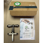 Maniglia Martellina per Finestra Ottone Vintage Reguitti Ginevra