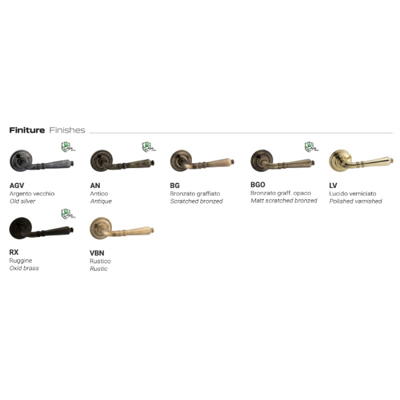 Maniglia Martellina per Finestra Ottone Vintage Reguitti Ginevra