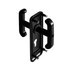Maniglia per Porta Basculante con Placca Foro Yale Prefer 0433