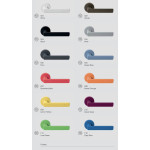 Maniglia per Porta DUE COLOMBO DESIGN MOOD Rosetta Tonda