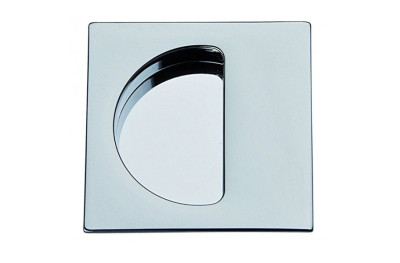 Maniglia Quadrata ad Incasso Arieni 222 Placca Quadra 59x59 mm
