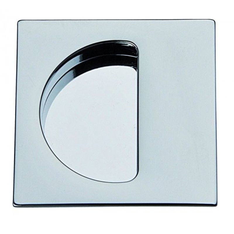 Maniglia Quadrata ad Incasso Arieni 222 Placca Quadra 59x59 mm