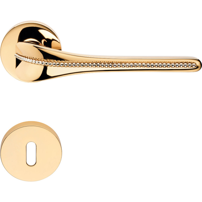 Maniglia Spirit Mesh Linea Calì con Striscia di Cristalli Swarovski