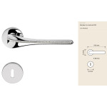 Maniglia Spirit Mesh Linea Calì con Striscia di Cristalli Swarovski