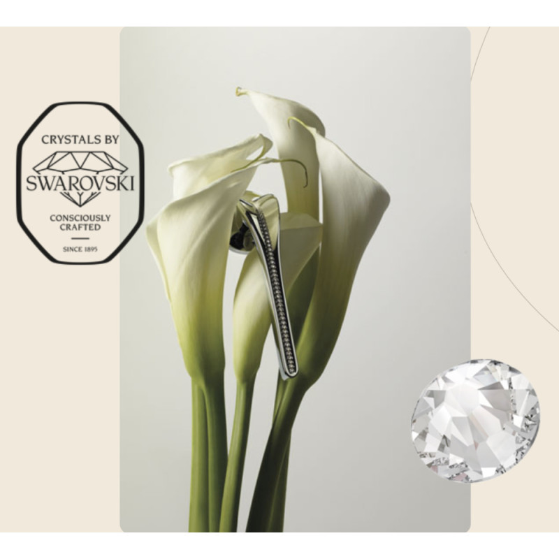 Maniglia Spirit Mesh Linea Calì con Striscia di Cristalli Swarovski