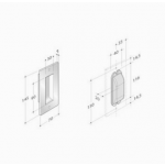 Maniglia pba 2001.IT.SC/P in Acciaio Inox AISI 316L per Porta Scorrevole