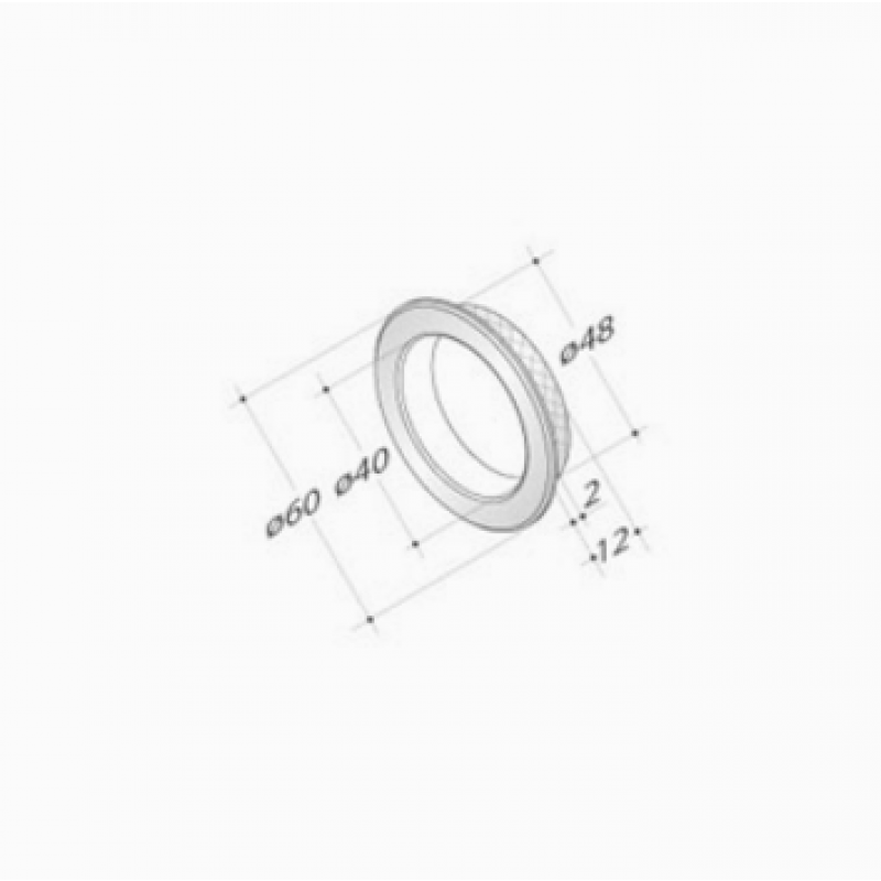 Maniglia pba 2301 in Acciaio Inox AISI 316L per Porta Scorrevole