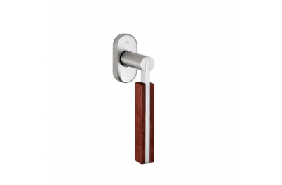 Maniglia per Finestra pba 2001.YOD.DK in Legno e Acciaio Inox AISI 316L