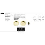 Maniglie per Porte Scorrevoli Arieni 95/SF Nicchie Tonde Cieche ø58 mm