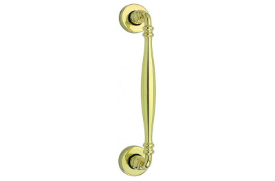 Maniglione in Ottone Arieni Stile 940/E Rosette Ø45 Lunghezza 260 mm