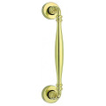 Maniglione in Ottone Arieni Stile 940/E Rosette Ø45 Lunghezza 260 mm