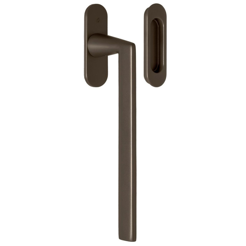 Maniglione per Alzante Scorrevole Colombo Design AM313/0 con Placca