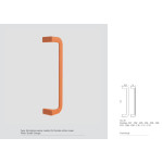 Maniglione per Porta MOOD COLOMBO DESIGN Modello ONE o DUE