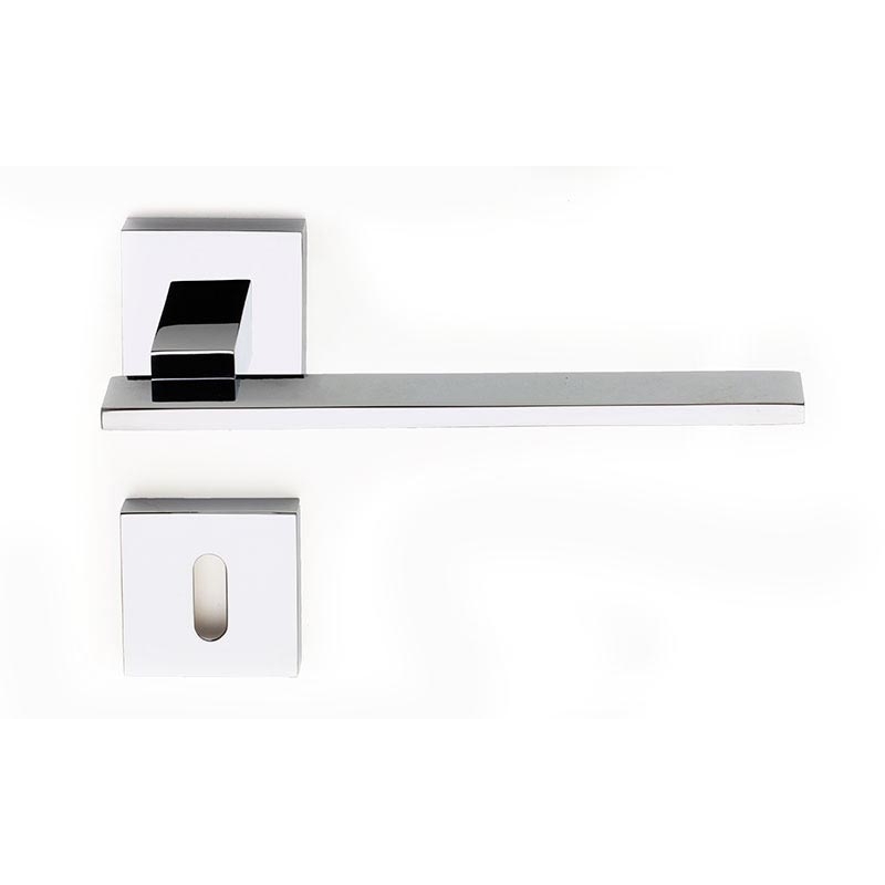 Milano Maniglia per Porta su Rosetta Quadrata Fashion PFS Pasini