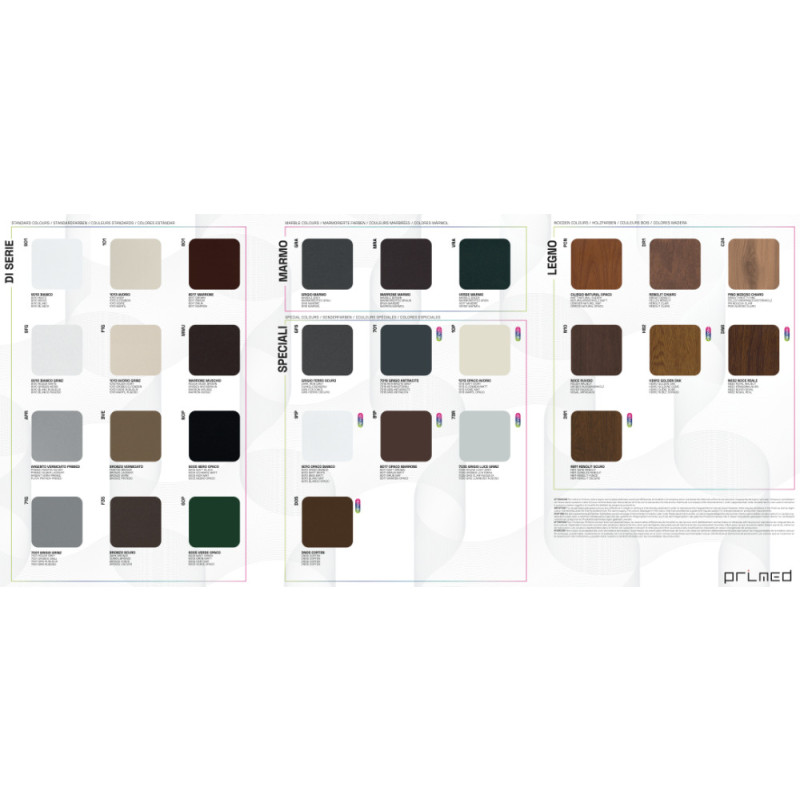 Minismart Primed Zanzariera Plissettata Sottile Ingombro Ridotto 18mm