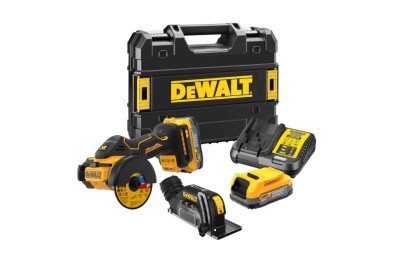 Minitroncatrice DeWalt DCS438E2T-QW - Brushless 18V Powerstack