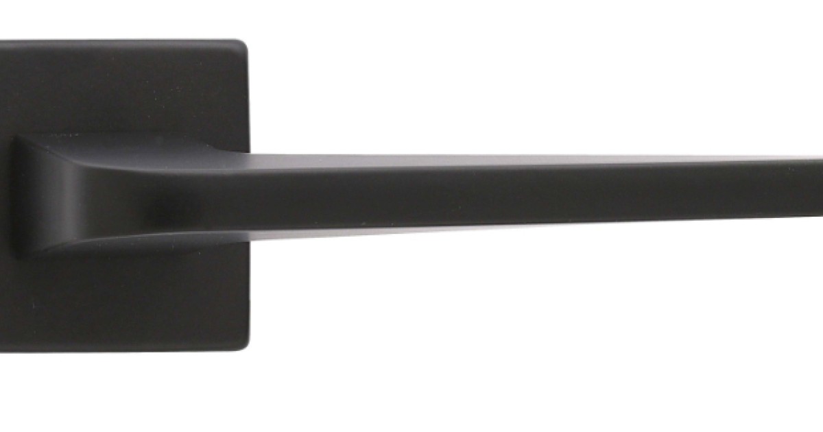 Maniglia Per Porta DOMINO ELENA-QR - Nero, Chiusura A Barba, Set Con Rosette - Foto 6