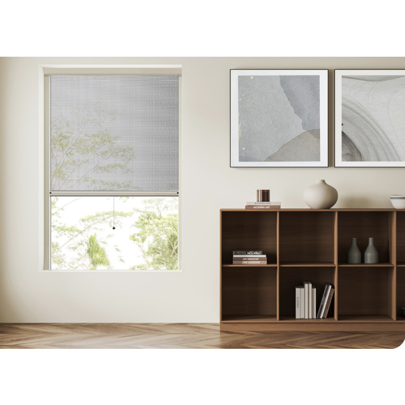 Officine Rami Mistral 40 Zanzariera Verticale con Spazzolino Antivento