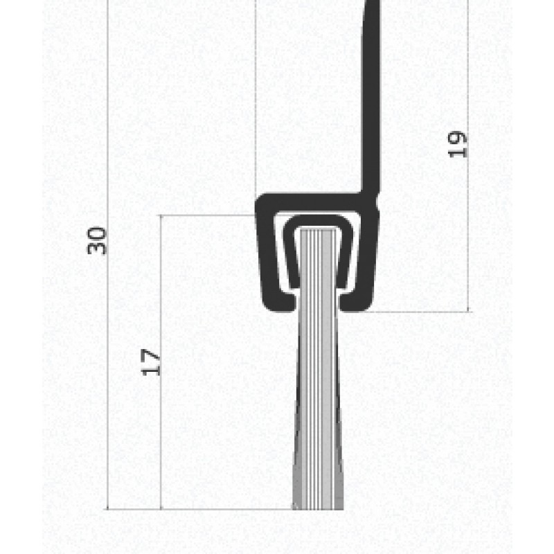 Paraspiffero Fisso Fai da Te per Porta 125SP Comaglio Serie Comax