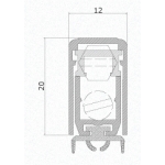Paraspiffero per Porta 1700 Mini Comaglio Serie Pressure Varie Misure