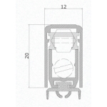 Paraspiffero per Porta 1700 Mini Comaglio Serie Pressure Varie Misure