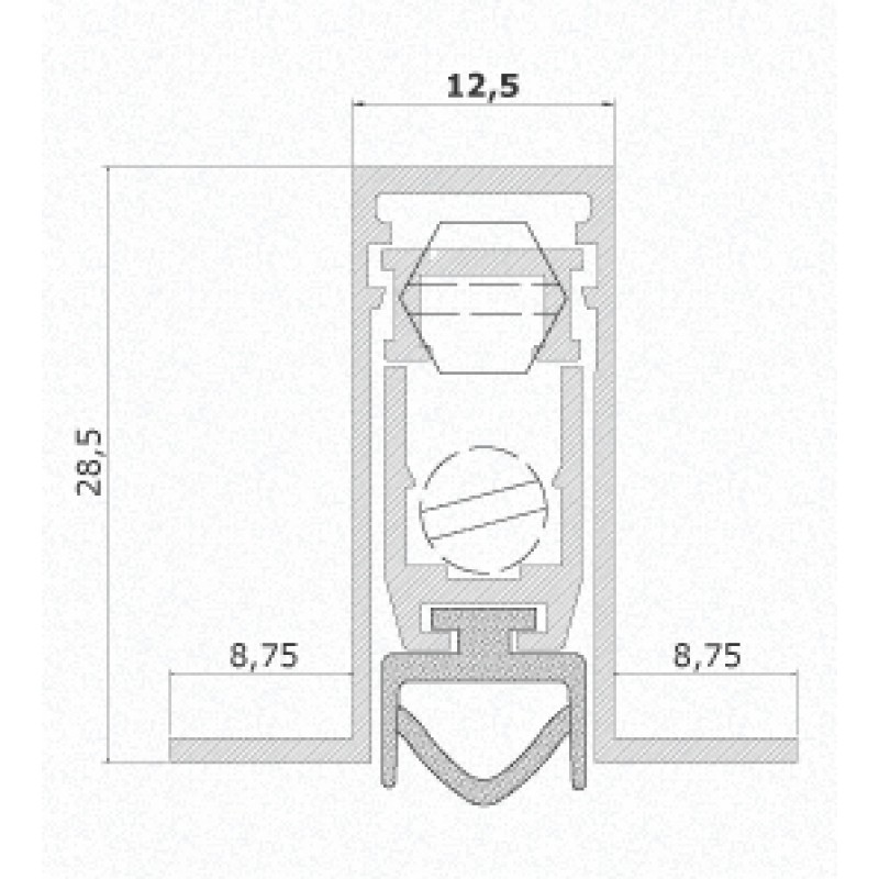 Paraspiffero per Porta 1800 Comaglio Serie Pressure Varie Misure
