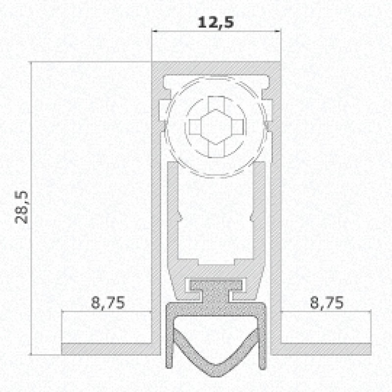 Paraspiffero per Porta 520 Comaglio Serie Cheap Varie Misure